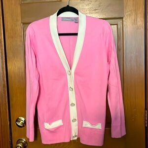 Liz Claiborne Pink Cardigan Sweater